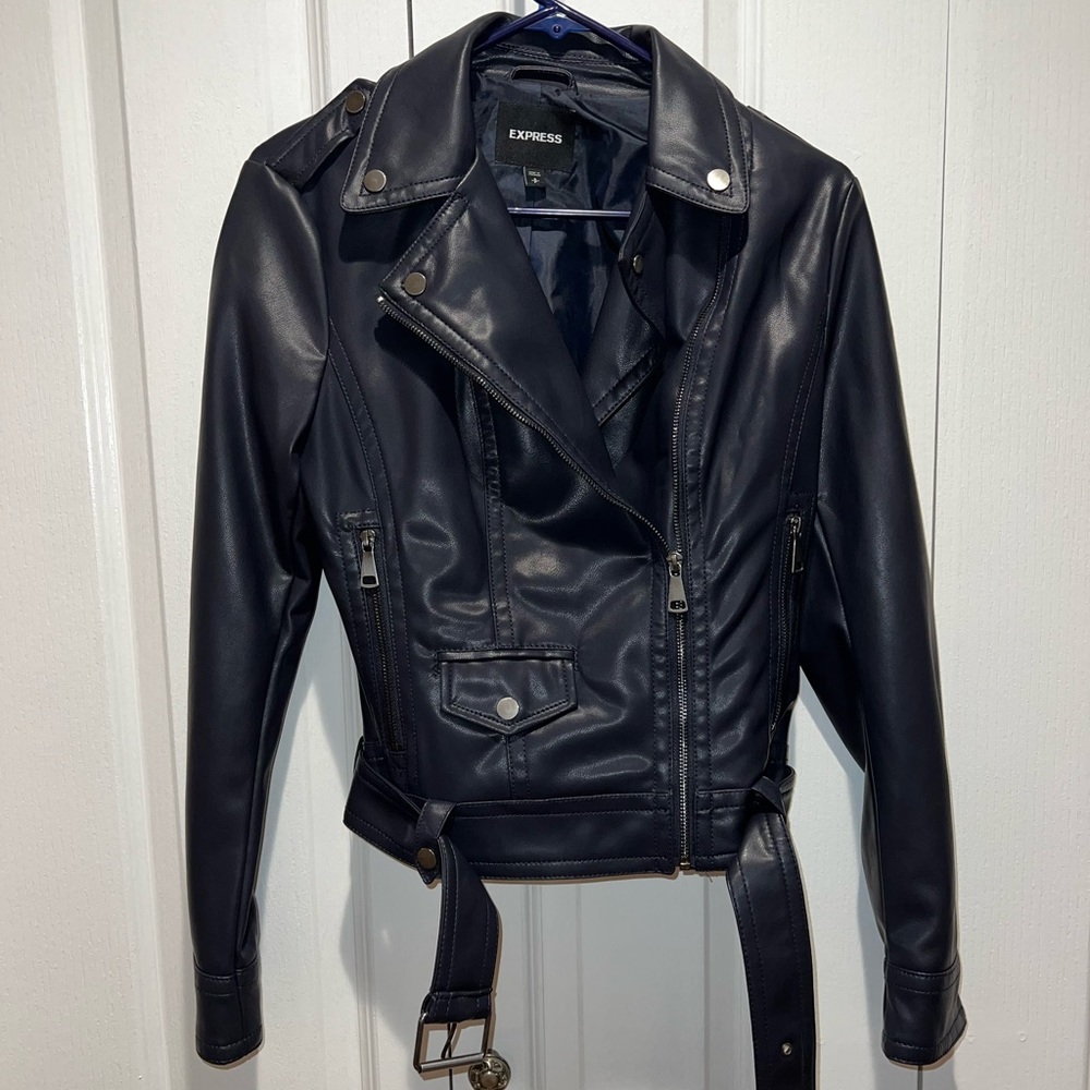 Express pleather jacket